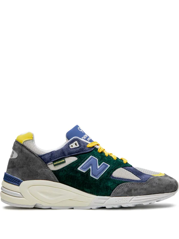 blue and yellow new balance 990