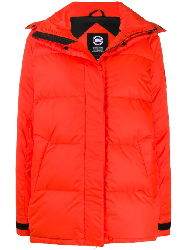 orange canada goose jacket
