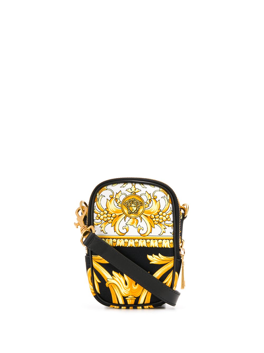 фото Versace сумка-мессенджер с принтом baroque