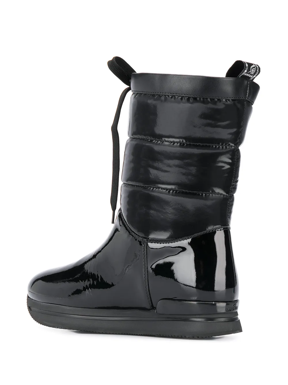 Hogan Restyling padded boots Black