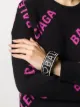 Image 2 of Balenciaga crystal embellished Crush bangle