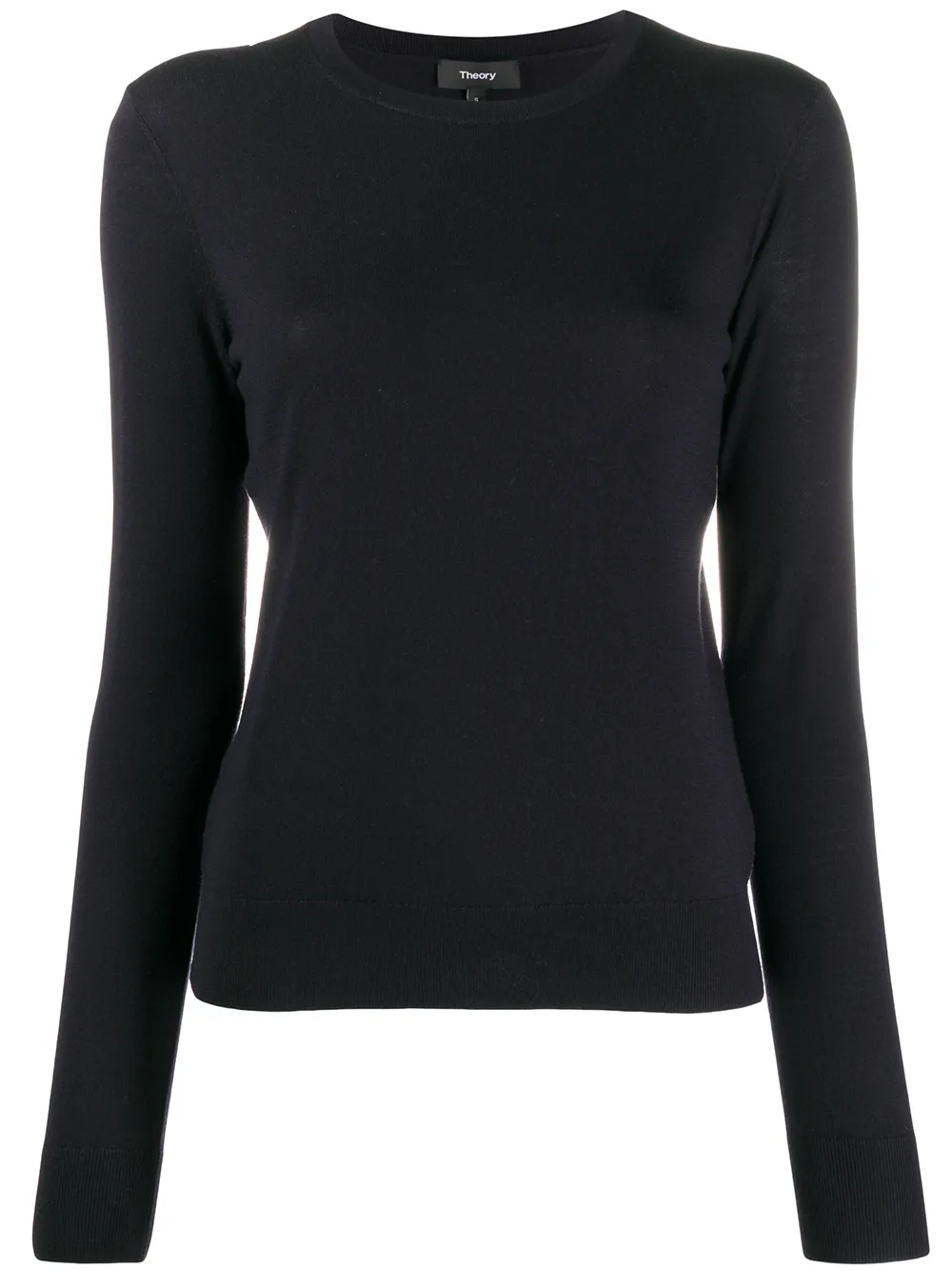 Theory Regal Long Sleeve Knit Top In Blue