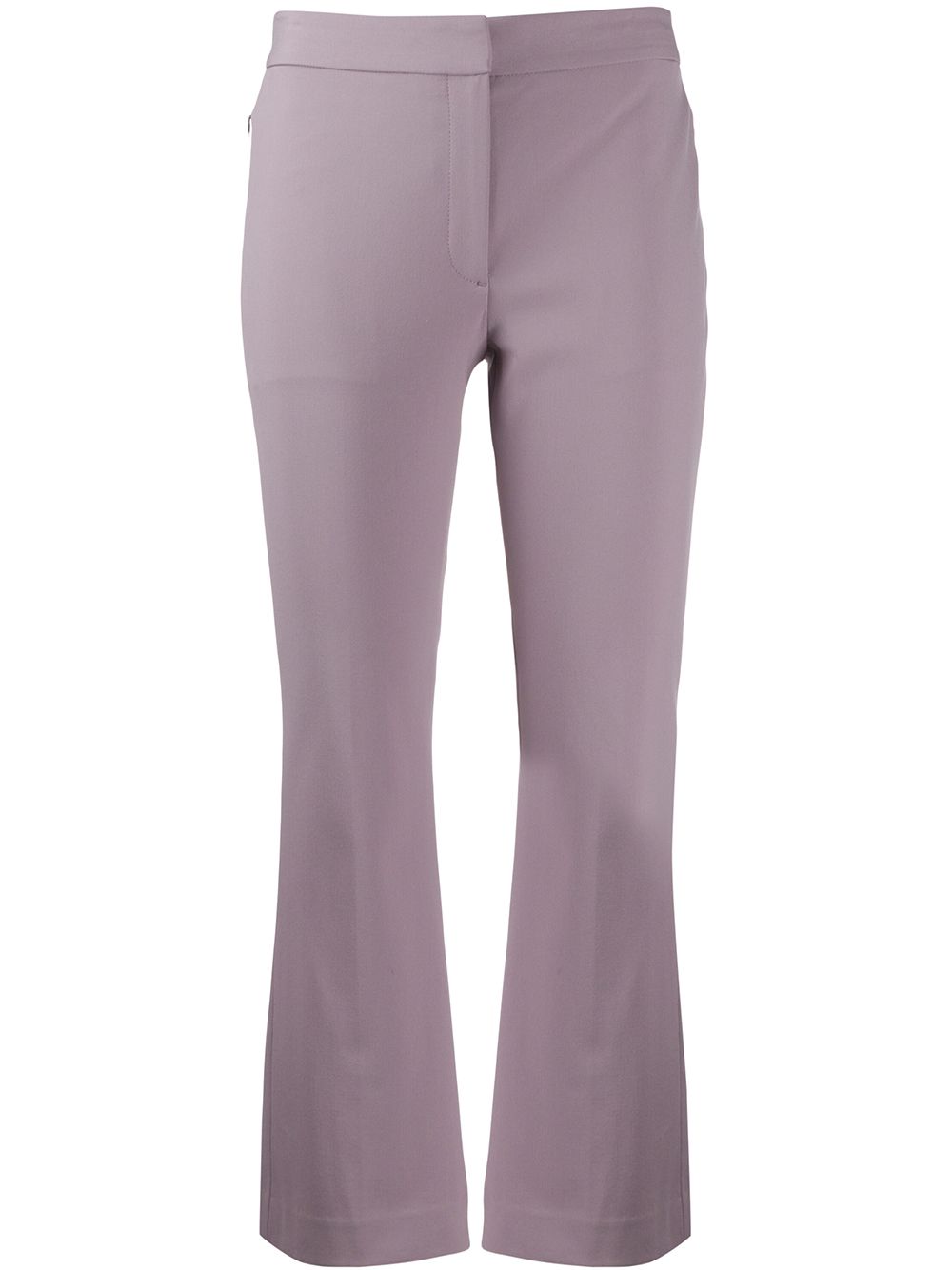 Theory Cropped Tailored Trousers In Purple