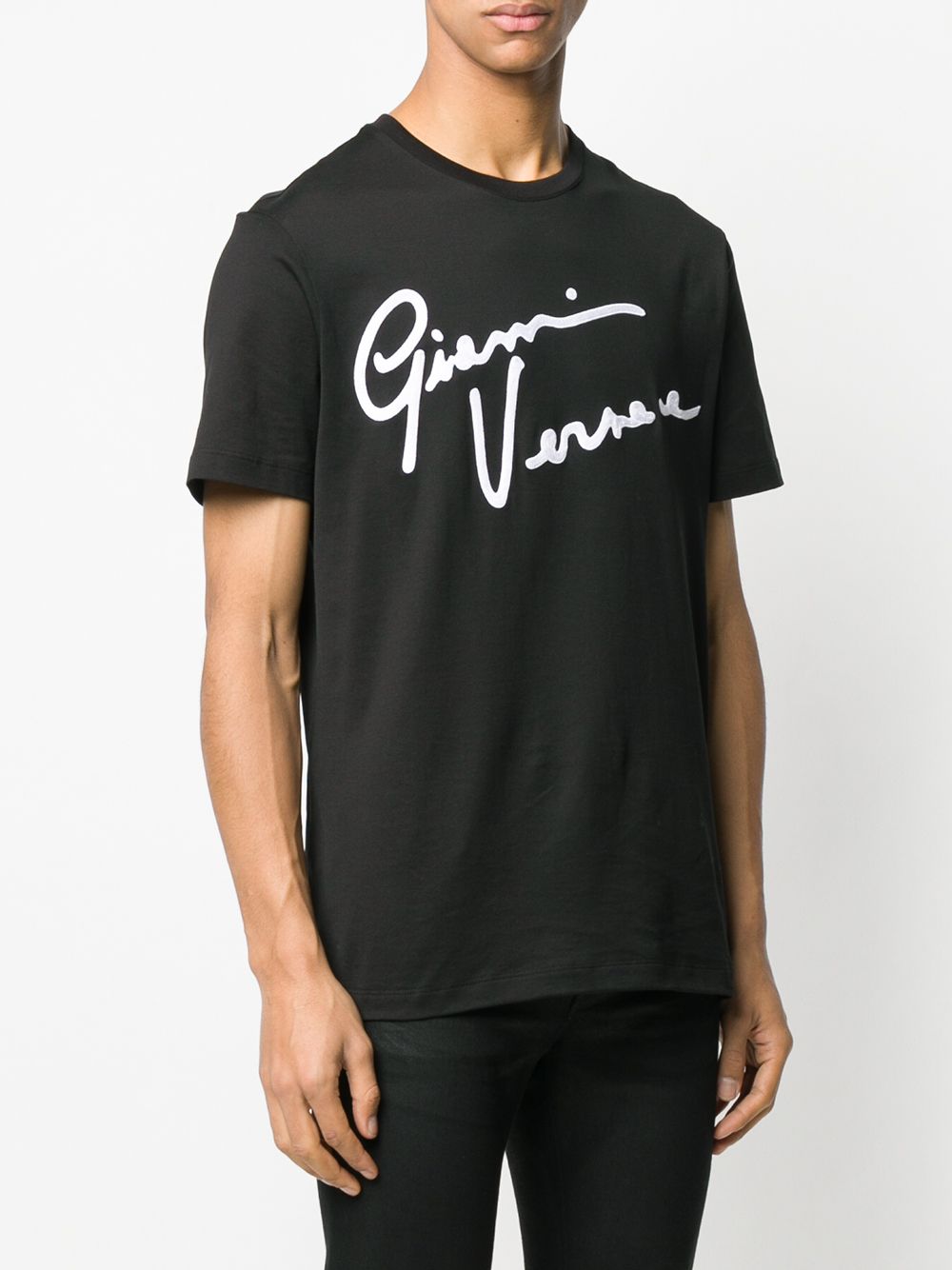 фото Versace футболка с принтом gv signature