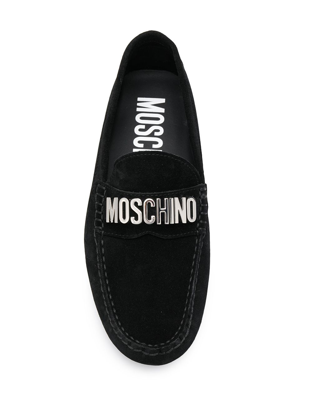 фото Moschino лоферы с логотипом