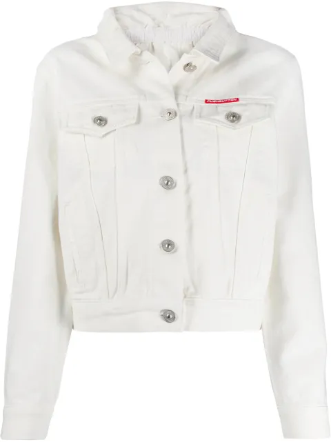 white casual jacket