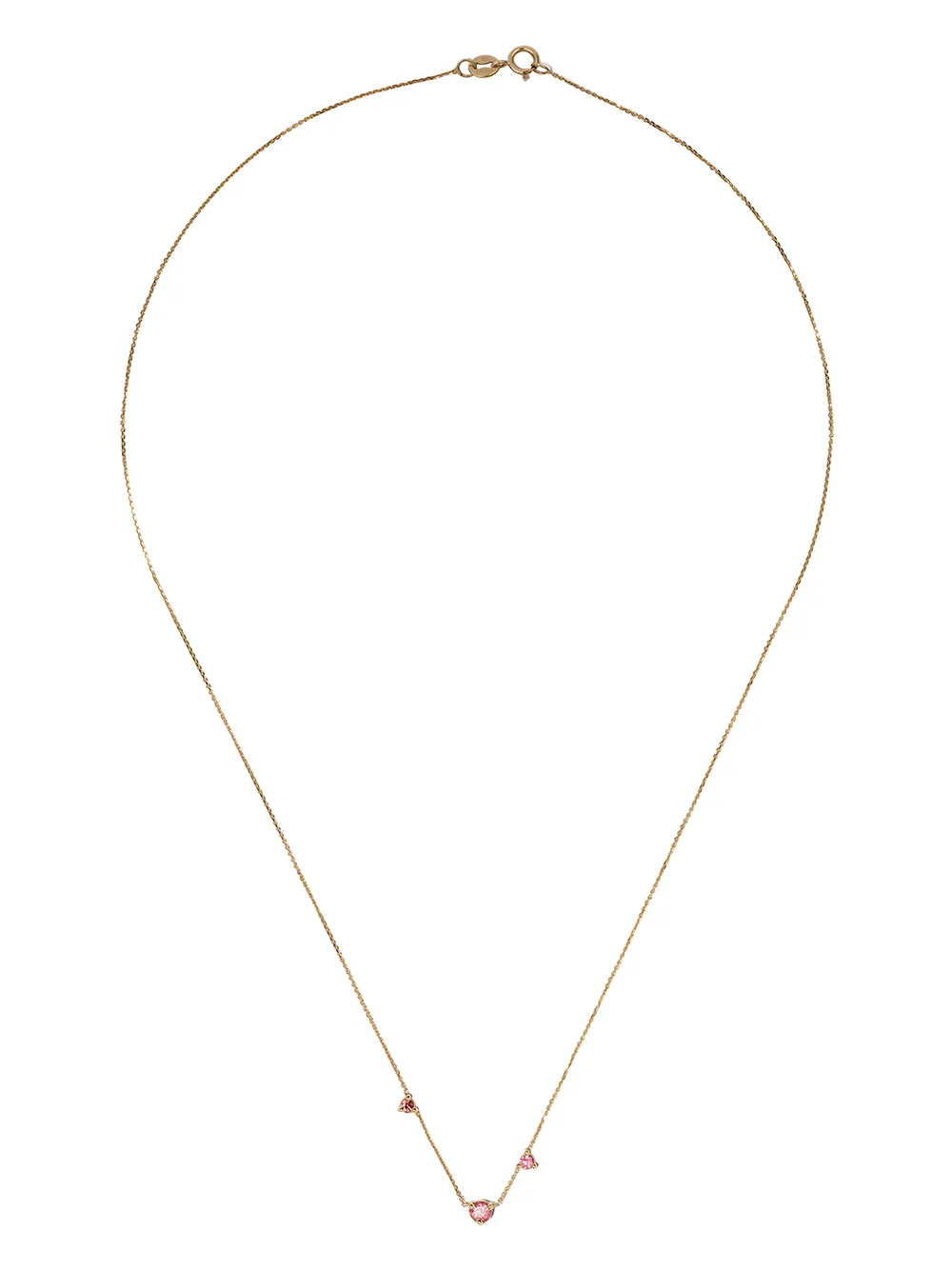 WWAKE золотое колье с турмалинами