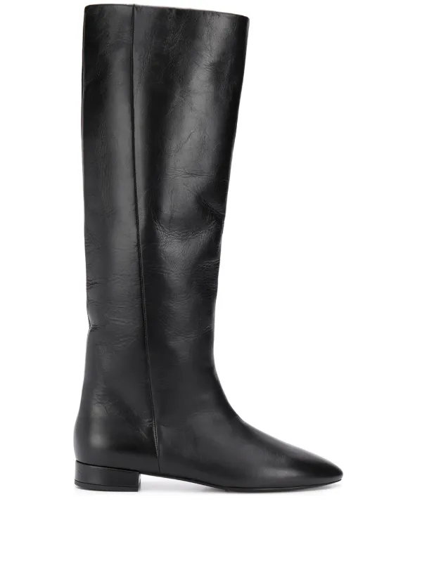 saint laurent knee high boots