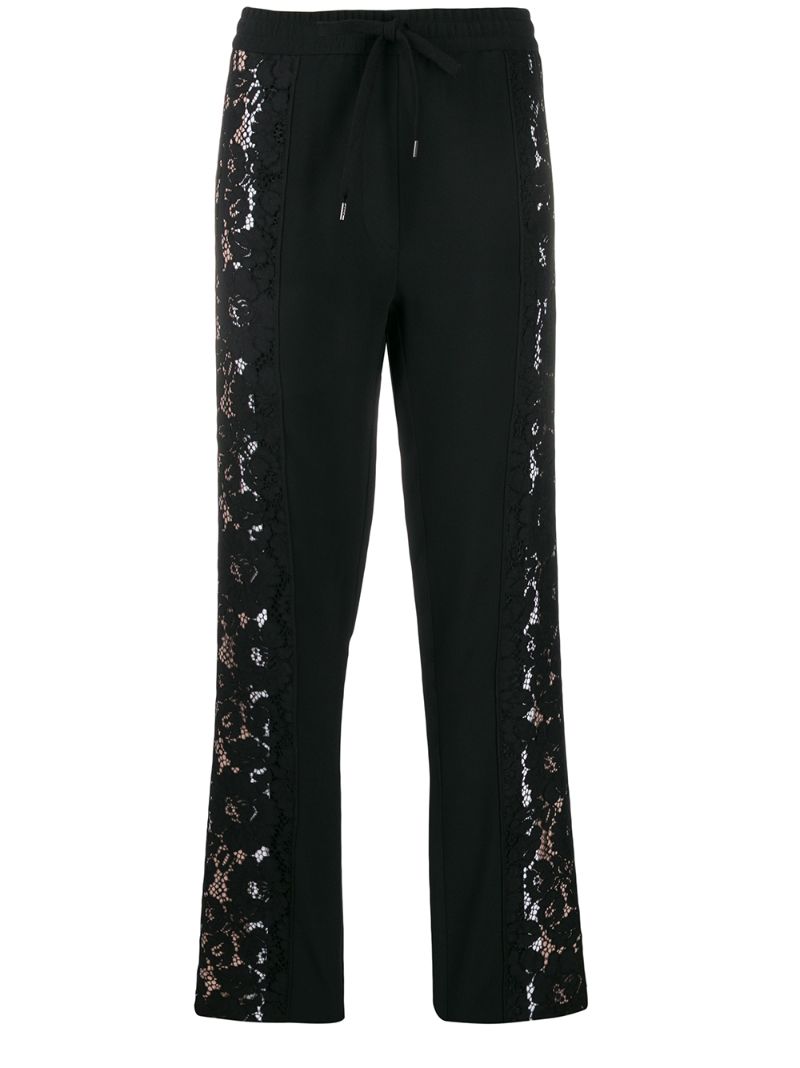 N°21 LACE INSERTS TRACK PANTS