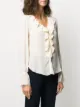 See by Chloé ruffled v-neck blouse
