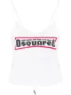 الصورة 1 من Dsquared2 بلوزة كروسيه بطبعة شعار الماركة