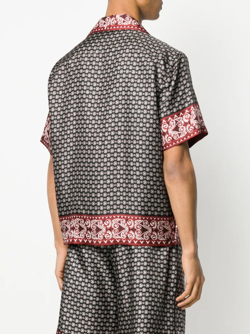 DOLCE & GABBANA BANDANA PRINT SHORT-SLEEVED SHIRT