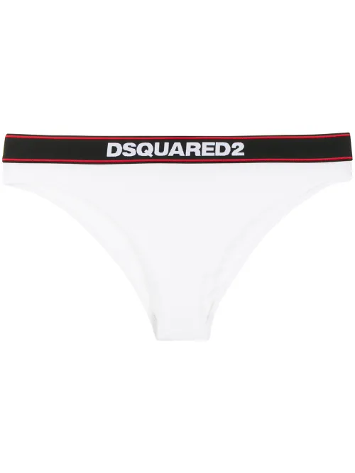 DSQUARED2 string à logo - Blanc - DSQUARED2 - Modalova