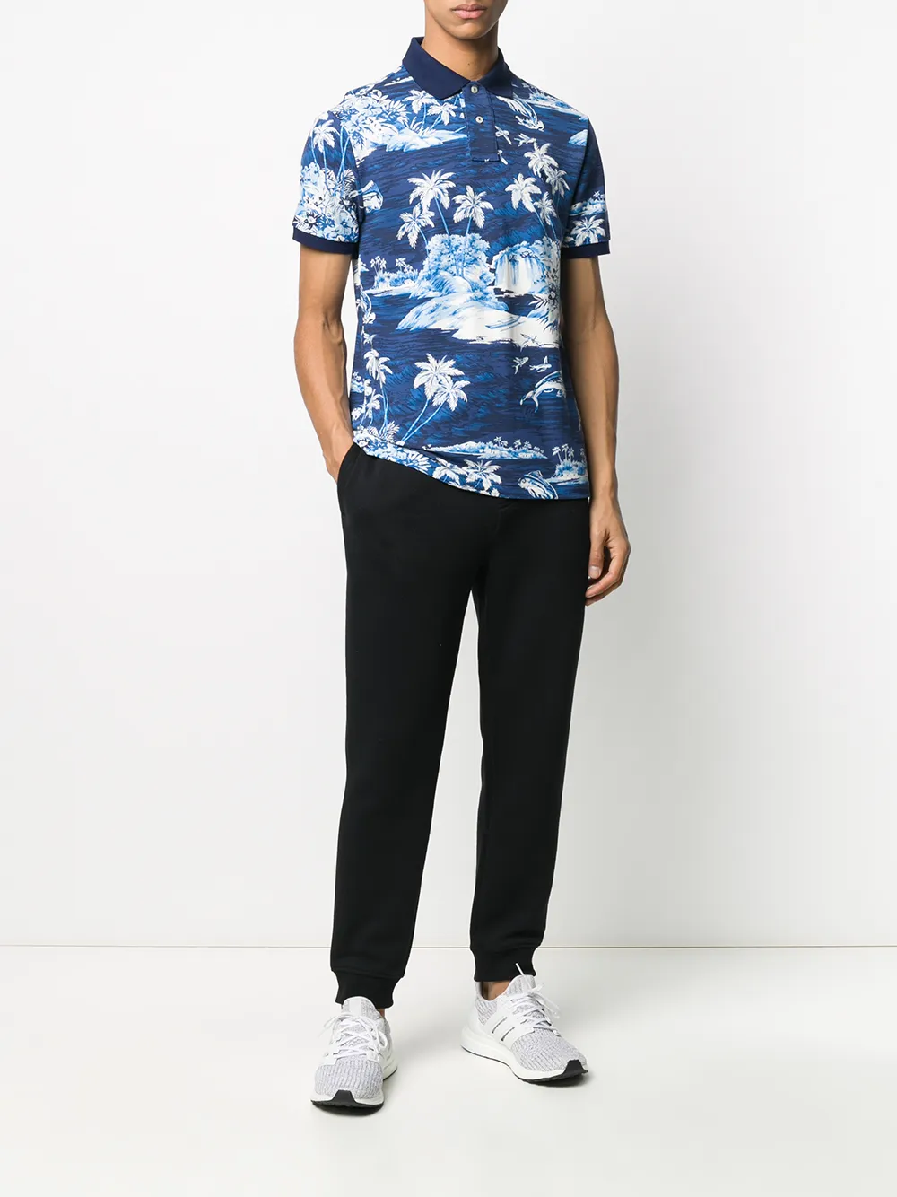 Polo Ralph Lauren Piqué poloshirt - Blauw