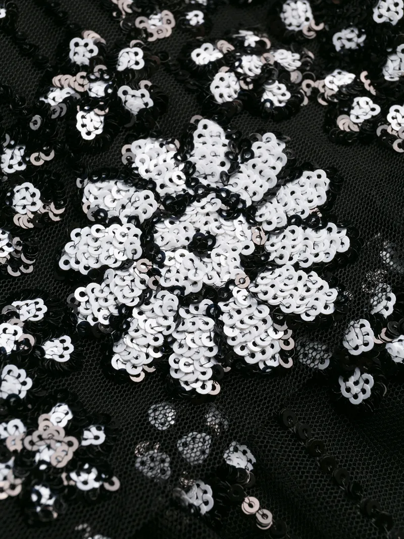 SELF-PORTRAIT GESTUFTES PAILLETTENKLEID