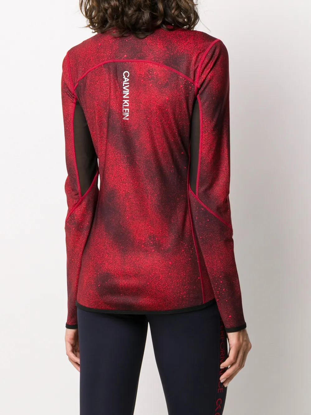 Calvin Klein Sportjack met logoprint Zwart