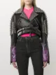 Afbeelding 2 van Philipp Plein Bikerjack met studs