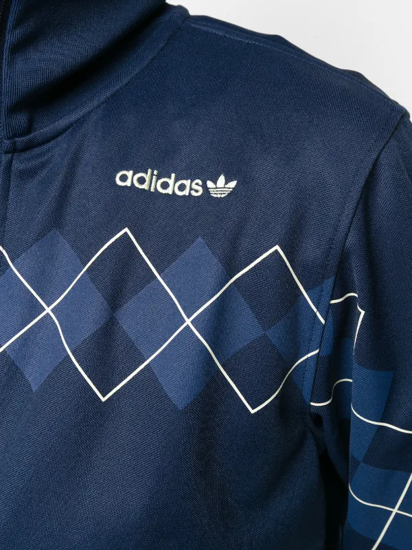 adidas argyle track top