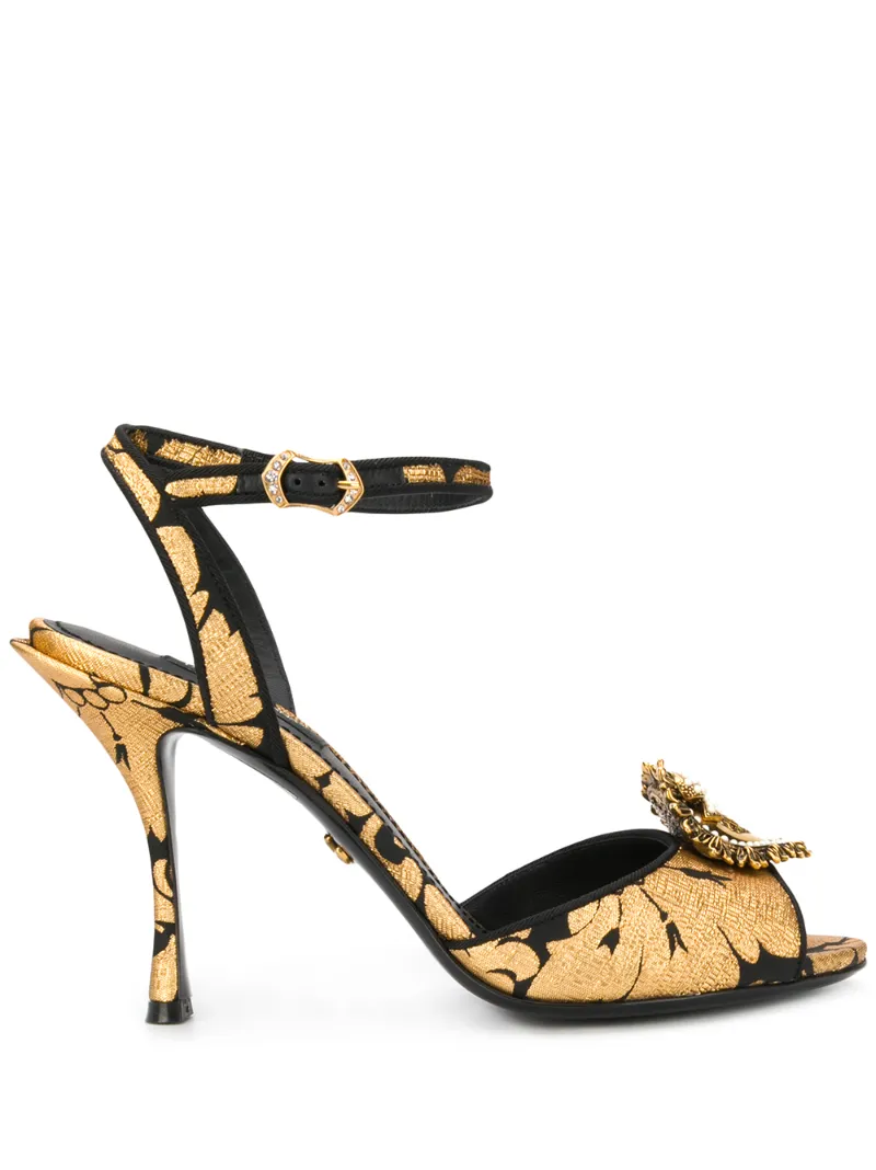 DOLCE & GABBANA BAROQUE 95 SANDALS