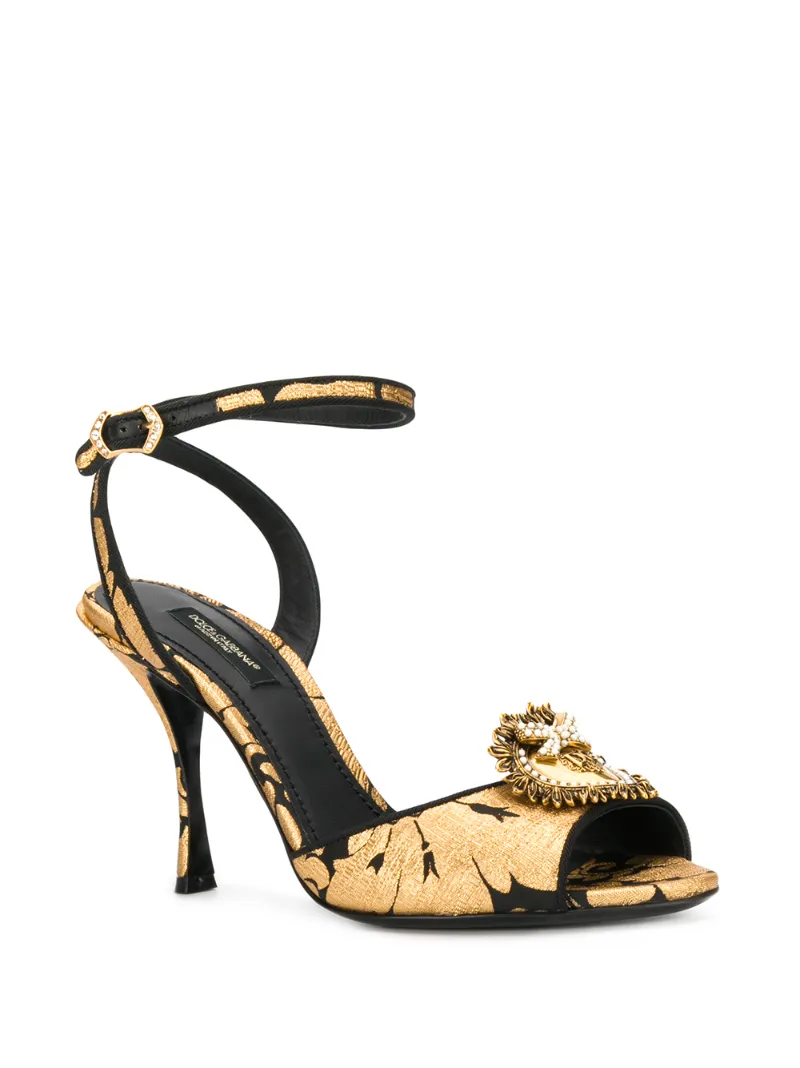 DOLCE & GABBANA BAROQUE 95 SANDALS