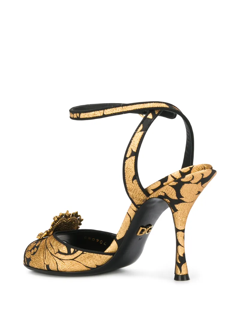 DOLCE & GABBANA BAROQUE 95 SANDALS