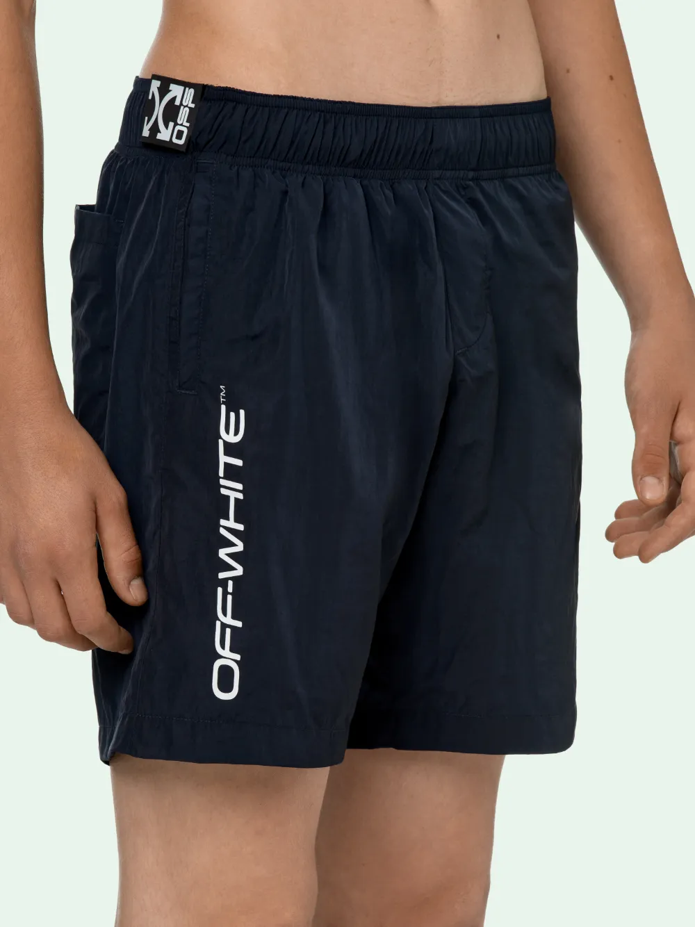 BLUE SWIM SHORTS OffWhite™ Official Site