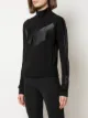 ALALA Sweatshirtjacke mit Kontrasteinsatz