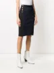 Givenchy تنورة ضيقة مزينة بأزرار