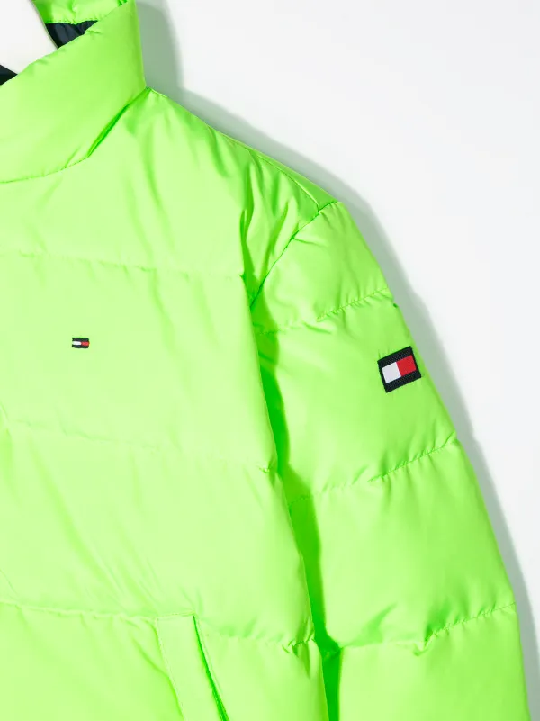 tommy hilfiger junior padded logo anorak jacket