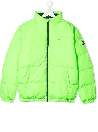 green tommy hilfiger coat