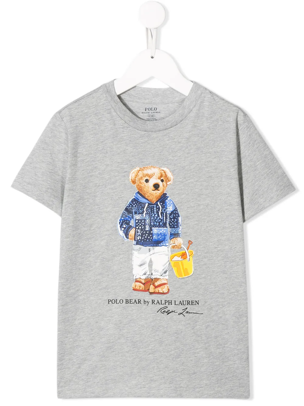 Polo Ralph Lauren Kids' Polo Bear T-shirt In 灰色