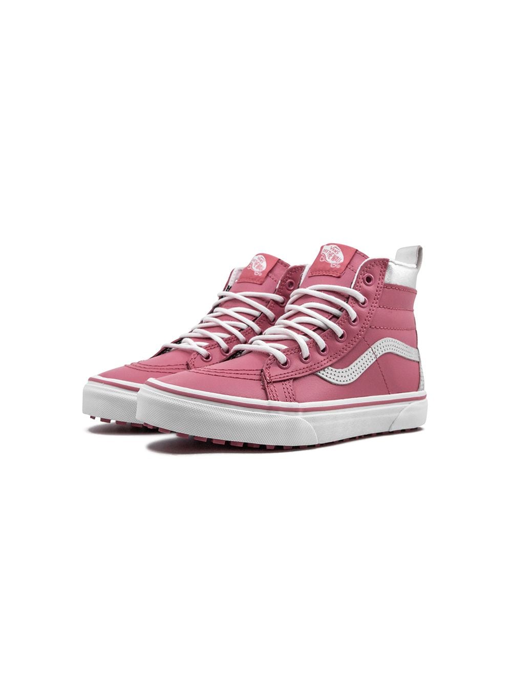 Shop Vans Sk8 Hi Mte Sneakers In Pink