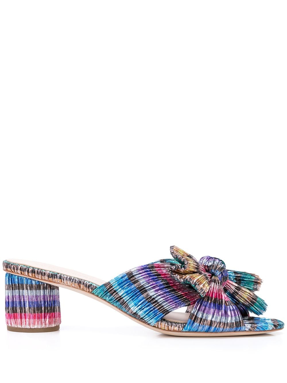 LOEFFLER RANDALL EMILIA PLEATED KNOT MULES