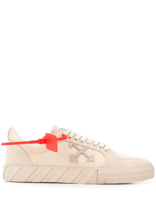 Off-White Vulcanized Low-Top Sneakers