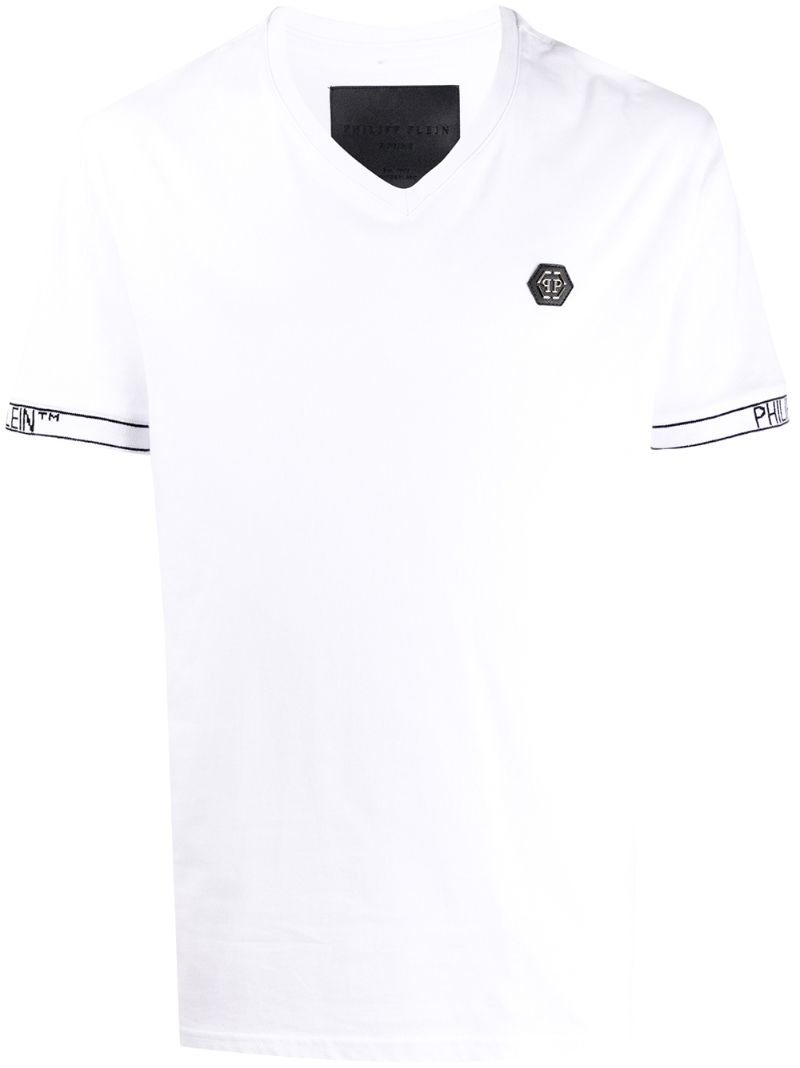 Shop Philipp Plein Tm Relaxed-fit Cotton T-shirt In White