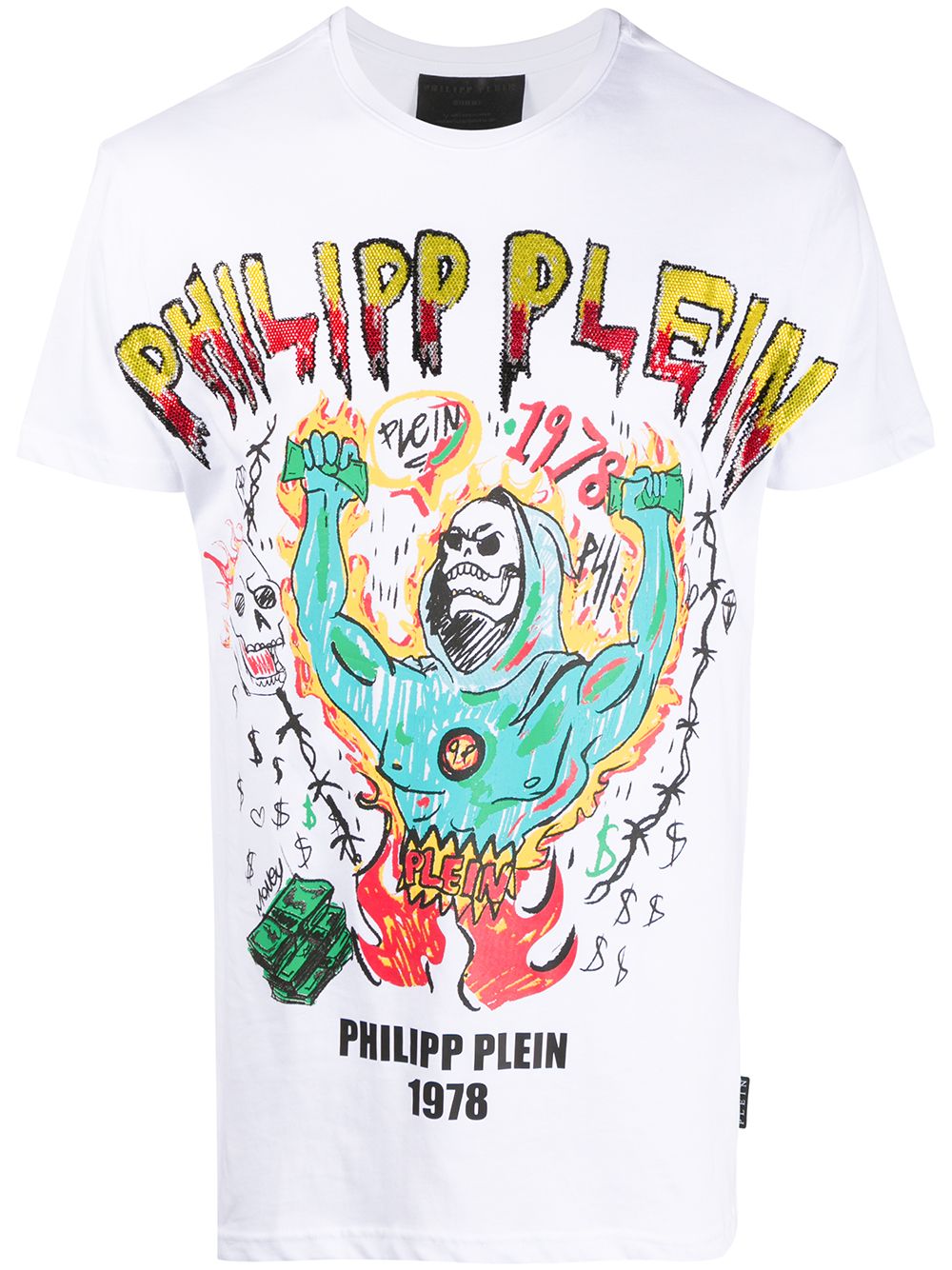 фото Philipp plein футболка ss graffiti