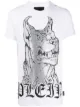 الصورة 1 من Philipp Plein تيشيرت بكلب مزين بالكريستال
