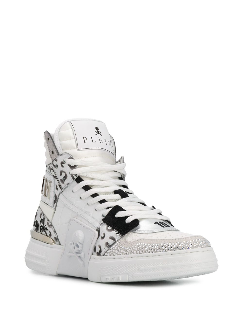 фото Philipp plein высокие кроссовки phantom kick$