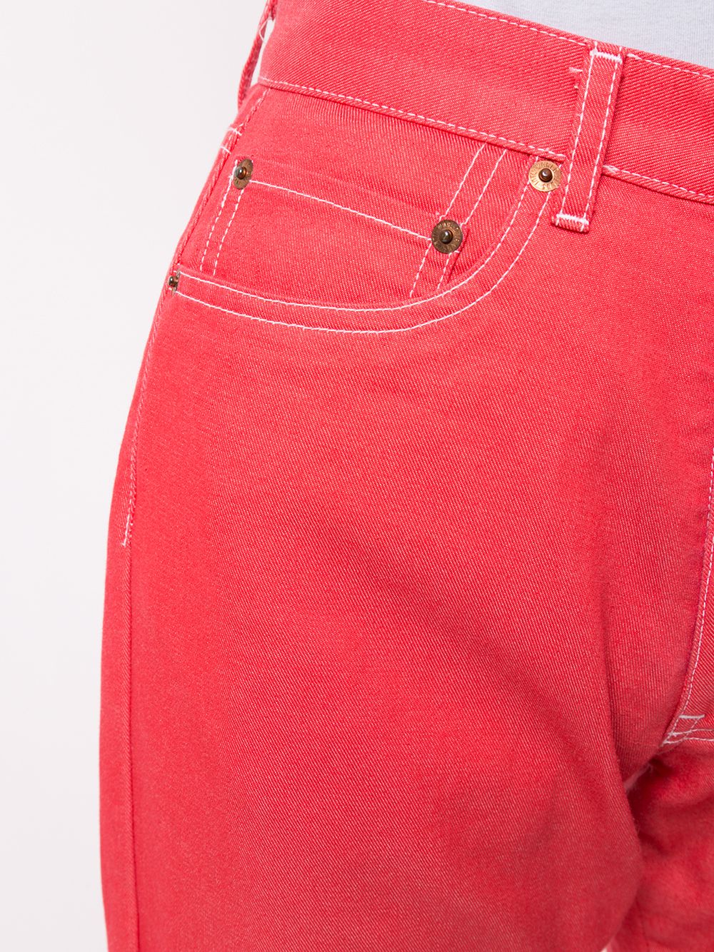 фото Comme des garçons pre-owned джинсы прямого кроя с завышенной талией