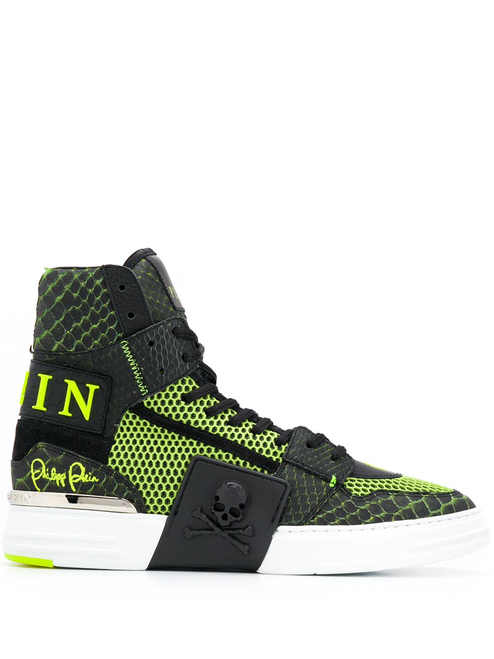 фото Philipp plein высокие кроссовки phantom kick$