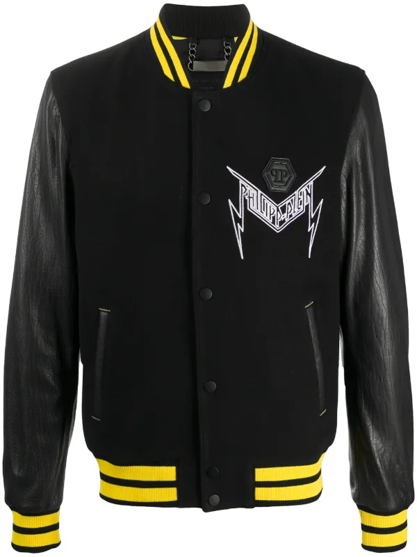 philipp plein evil smile biker jacket