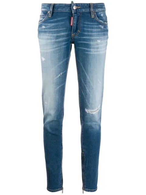 DSQUARED2 distressed skinny jeans