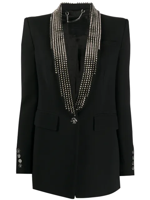 Philipp Plein spike-studded blazer