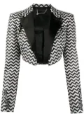 Philipp Plein Bolero Rock cropped jacket - Black