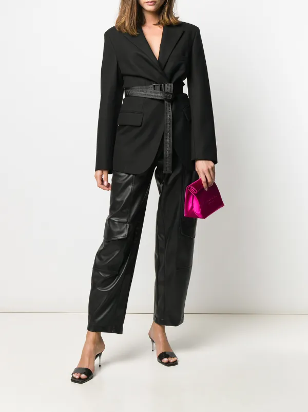 Alexander wang satin lunch bag clutch Clearance