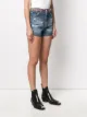 Philipp Plein rhinestone-embellished denim shorts