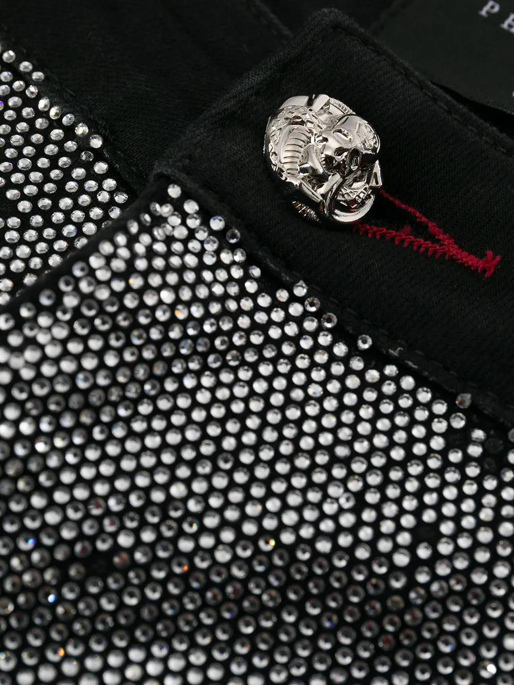 Philipp Plein crystal-embellished skinny jeans | Image 7