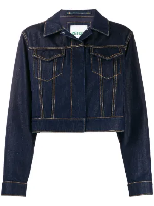 kenzo denim jacket womens