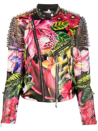 PHILIPP PLEIN BIKER JACKE store PINK PARADISE