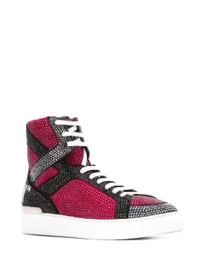 Philipp Plein Orginal Dames Sneakers - Wit/Rood in SneakerStad